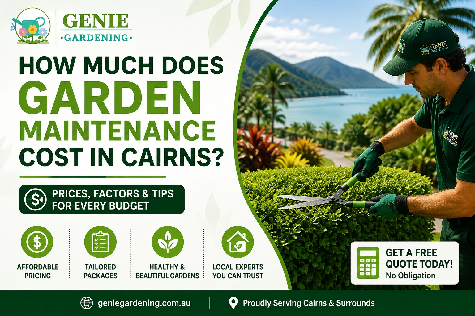 garden maintenance cost Cairns